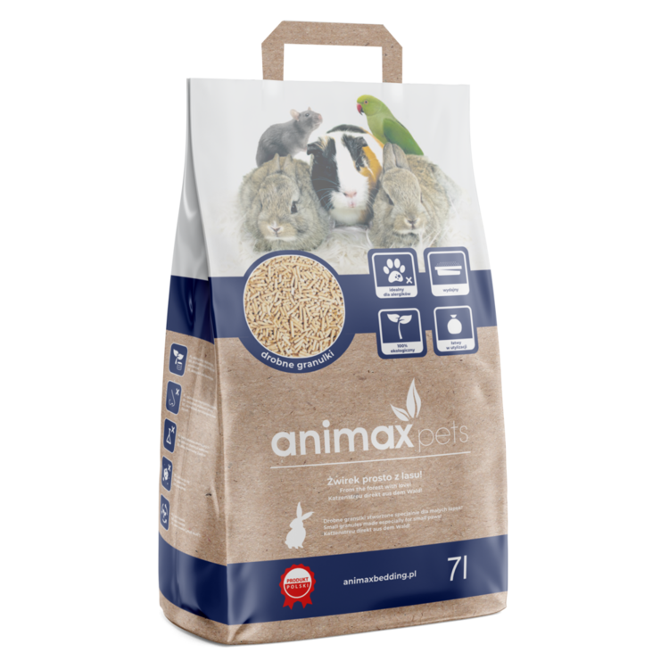 Animax Pets pellet 4 mm żwirek niezbrylający - 7l