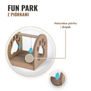 Drapak dla kota Fun Park z kocimiętką 