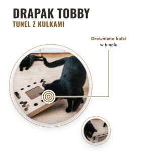 Drapak dla kota Tobby z kocimiętką