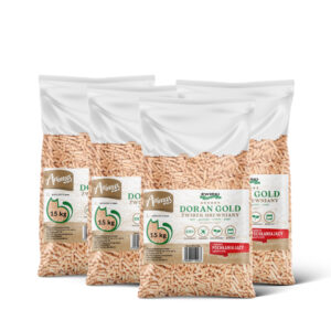 Doran Gold  DREWNIANY PELLET 6mm DLA KOTA KRÓLIKA ŚWINKI PAKIET 60kg  JASNY ODPYLONY  4x15kg ( 60kg) , 2 kartony, wysyłka w cenie.