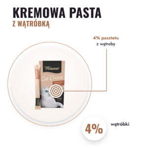MIAMOR CREAM pasta z wątróbką 6x15g sosik