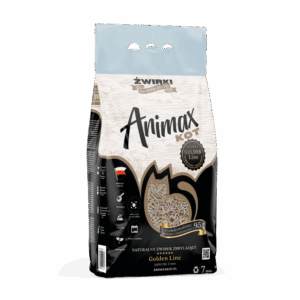 AnimaxKot Golden Line 3mm, żwirek zbrylający dla kota peletka 3mm - opakowanie 7L