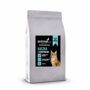 AnimaxFood Kaczka z sardynkami - Kot sterylizowany - 70% Mięsa