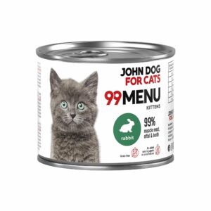 Karma mokra  John Dog for  dla kociąt Królik 200 gram