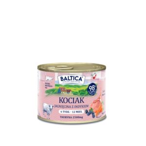 185g Karma mokra Bezzbożowa, monoproteinowa Kociak Jagnięcina z indykiem 