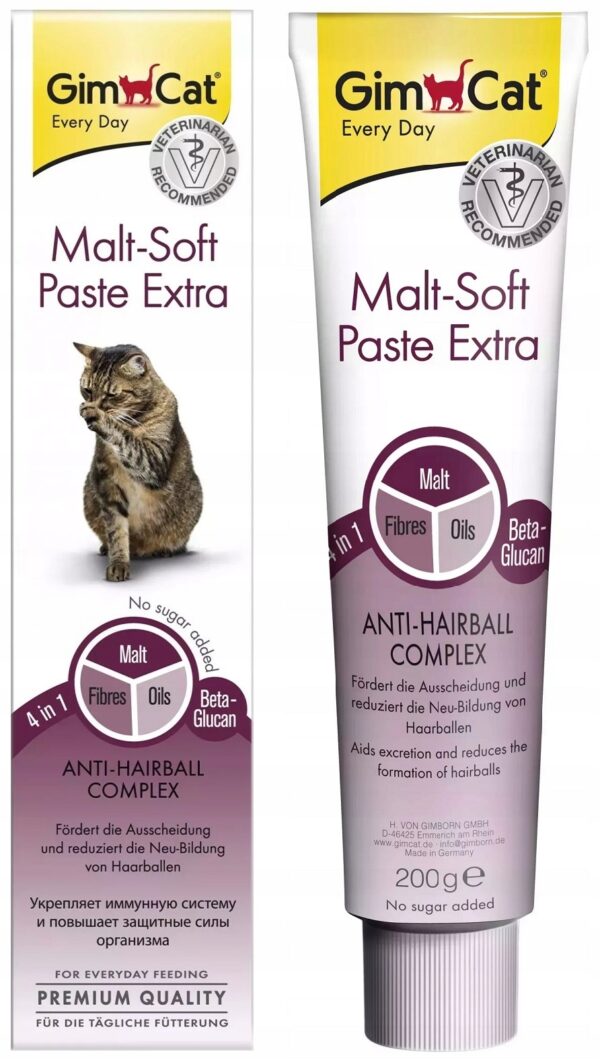 GIMPET-PASTA-ODKLACZAJACA-MALT-SOFT-EKSTRA-DLA-KOTA-200g GIMPET-PASTA-ODKLACZAJACA-MALT-SOFT-EKSTRA-DLA-KOTA-200g