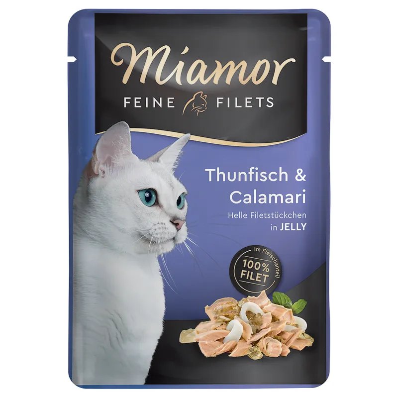 MIAMOR FEINE FILETS TUŃCZYK KALMARY galaretka 100G