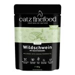 85g finefood Purrrr DZIK, monobiałkowe jedzenie dla kotów, saszetka – packshot